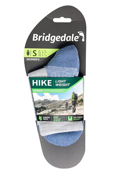 NO BRAND Șosete de drumeție Bridgesdale Hike Lt Merino P 3/4 Crew 41-43