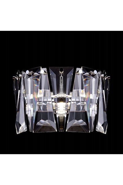 NO BRAND Aplică de perete cristal glamour cromată pentru living dormitor Maytoni