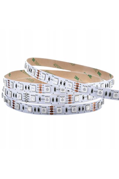NO BRAND Bandă LED RGB 14.4W 60LED 12V 5m HQS-14.4W-60LED-RGB-12V-5m