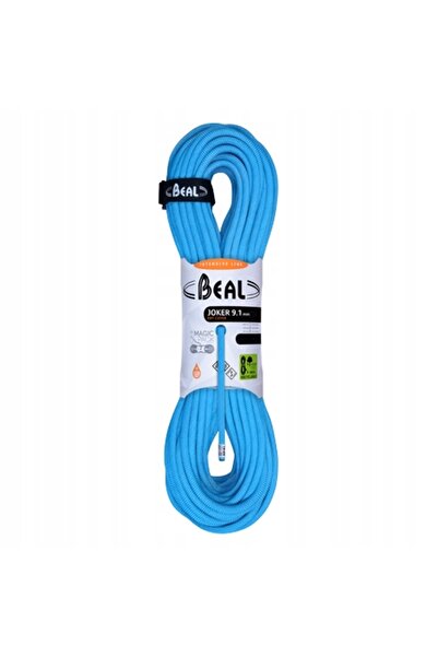 NO BRAND Coardă de alpinism Beal Joker 9,1 mm 50 m Unicore Golden Dry - albastru