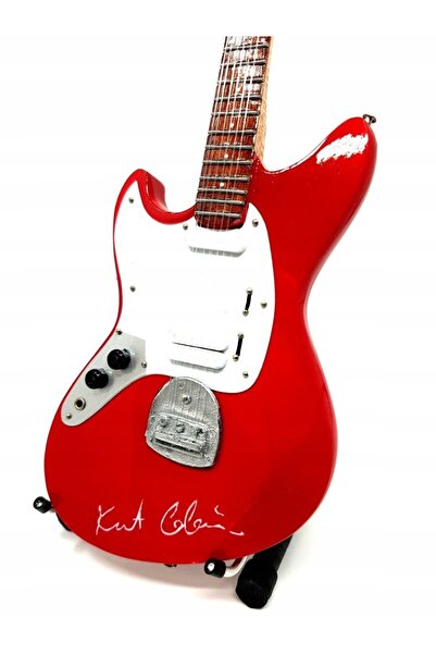 NO BRAND Chitară mini în stilul lui Kurt Cobain, Nirvana, la scara 1:4