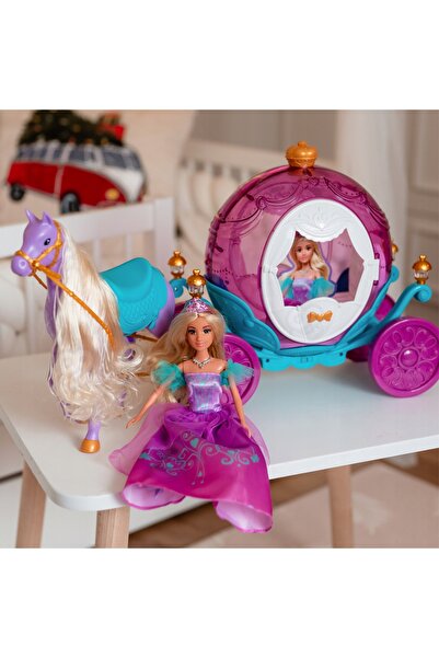 woopie LALKA PRINCESS LILY SET CARIOSĂ CAL CORONĂ ACCESORII