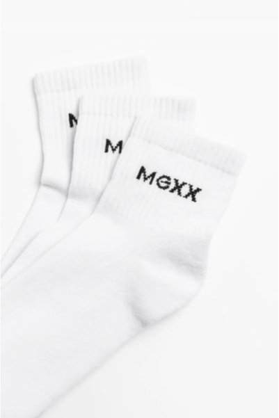 NO BRAND Șosete albe din bumbac Mexx 35-38