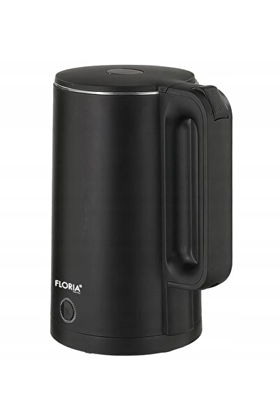 Floria Fierbător electric negru cu perete dublu 2L 1500 W