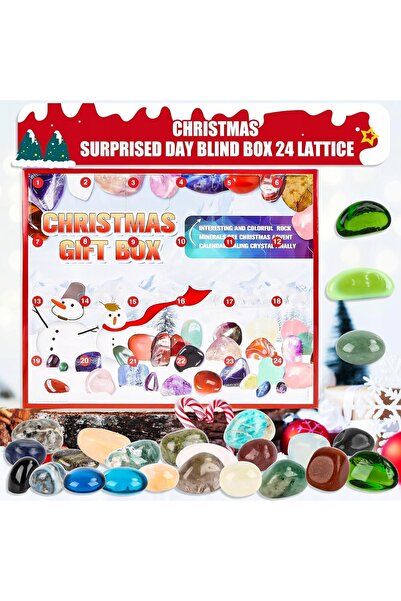 NO BRAND CALENDAR DE ADVENT CU CRISTALE – CADOU DE CRĂCIUN – 24 DE ZILE – CAL...