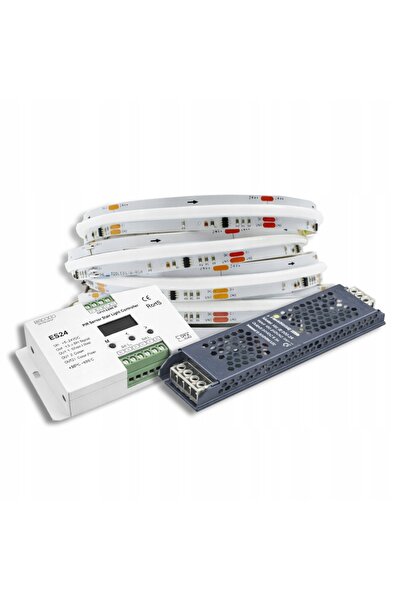 NO BRAND Kit bandă LED digitală pentru scară 10m COB720 SKYDANCE ES24 Sursă d...