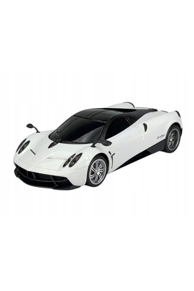 NO BRAND Mașină din aliaj PAGANI HUAYRA ALBĂ R/C 1:24 MODEL NOU CU TELECOMANDĂ