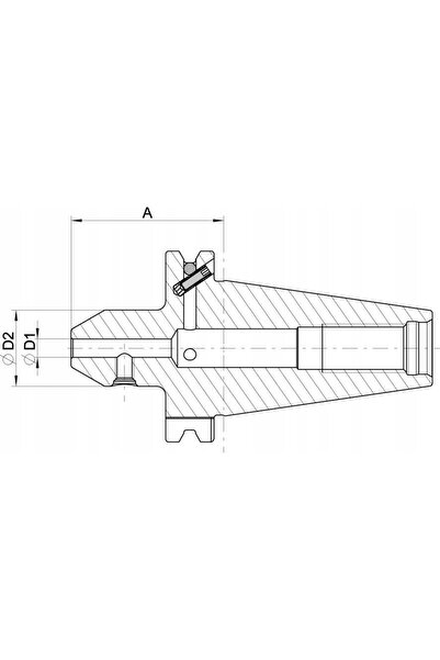 NO BRAND Suport Weldon cu prindere prin clemă DIN69871ADB SK40 D18mm HA
