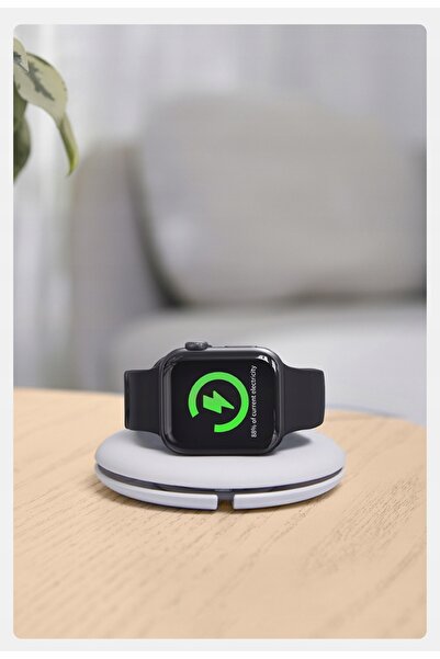 NO BRAND Organizator / suport pentru încărcător pentru Apple Watch (alb)