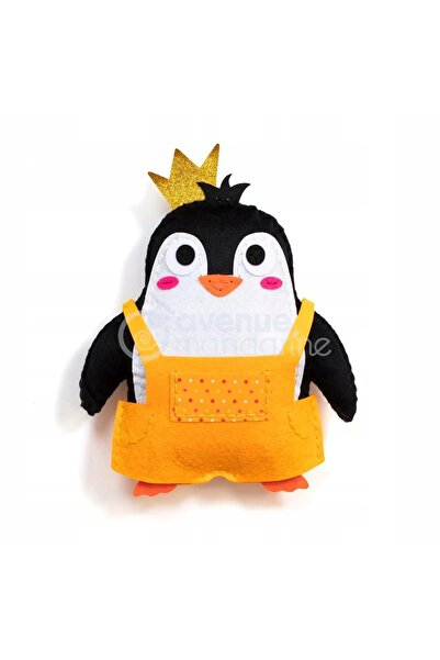 Clairefontaine Avenue Mandarine: Set de cusut cu mascota „Pinguinul Noah” KC147C