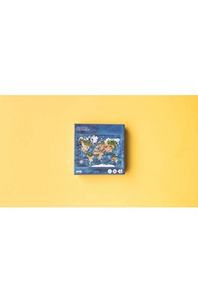 NO BRAND Londji: Puzzle de buzunar Descoperă lumea 100 EL. PZ555