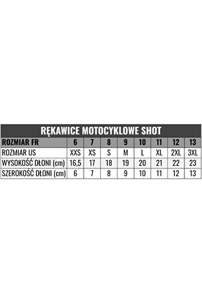 NO BRAND Mănuși de curse SHOT CORE ORANGE ORANGE Mărimea L