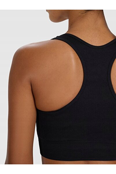 4F Sutien sport pentru Yoga și Pilates - Negru XS/S