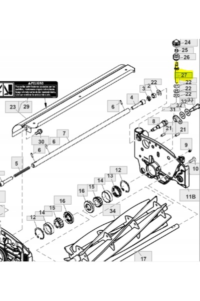John Deere Regulator de înălțime de tăiere 180 180SL
