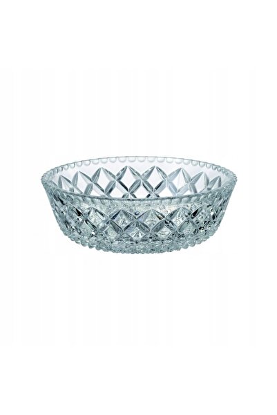 NO BRAND Bol clasic din cristal ceh Boemia cu diamant, 210 mm, bol pentru sal...