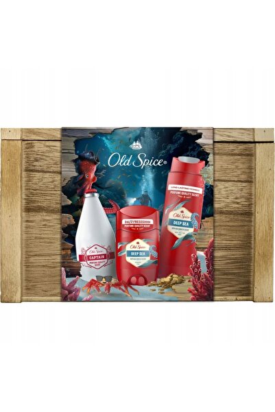 Old Spice Set Deep Sea Water Captain 100+ Stick 50ml + Gel 250