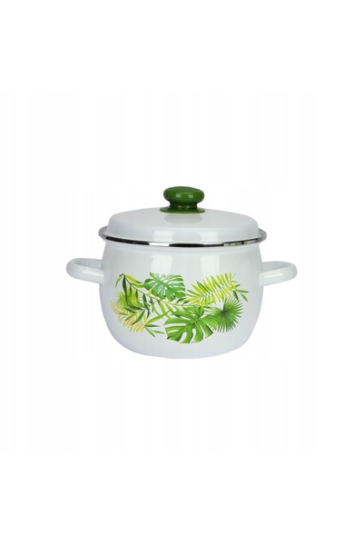 NO BRAND SET DE VASE DE GĂTIT 4 PIESE, VASE DE GĂTIT EMAILATE CU CAPAC, MODEL...