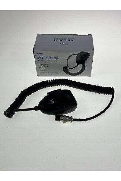 NO BRAND Microfon pentru radio CB cu mufă cu 4 pini, de ex. do Uniden 520 Ala...