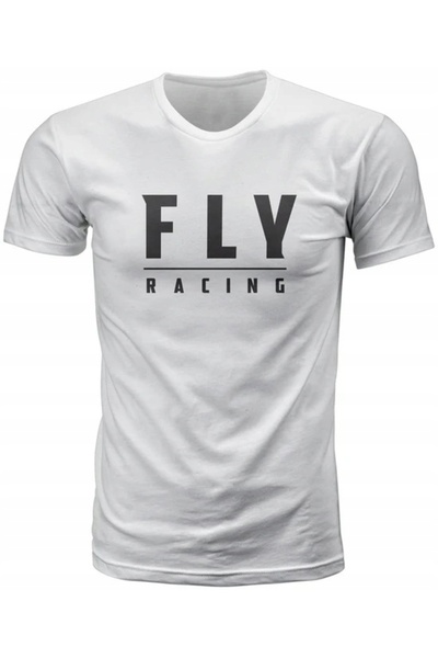 NO BRAND FLY RACING Tricou FLY RACING cu logo Fly alb XL 352-1245X