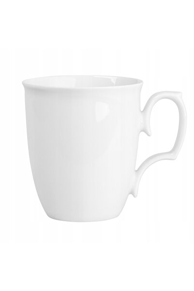 NO BRAND Set de căni din porțelan MariaPaula, alb, 360 ml, 6 bucăți