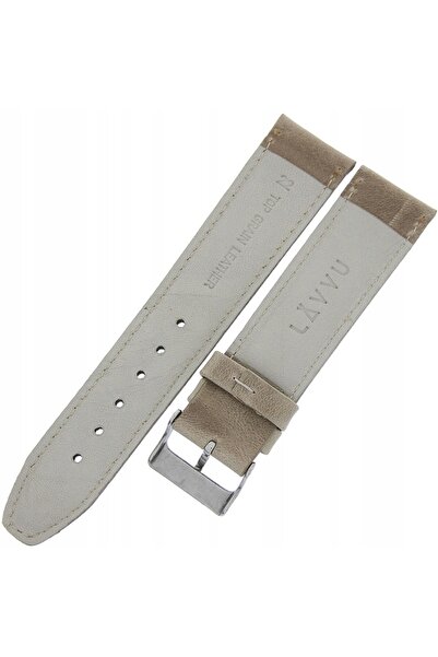 NO BRAND LAVVU Classic LSKUF22 - 22mm - BEIGE - Curea de ceas din piele