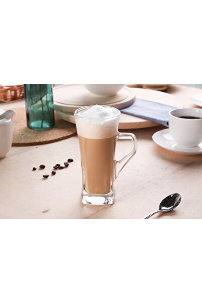 NO BRAND Set de căni de cafea și pahare de latte înalte Altom Design Geo 330 ...