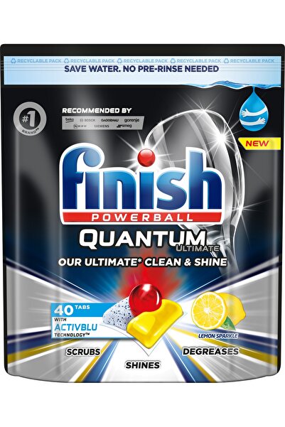 Finish Kit pentru mașina de spălat vase 4 produse + 2x Capsule Ultimate Lemon...