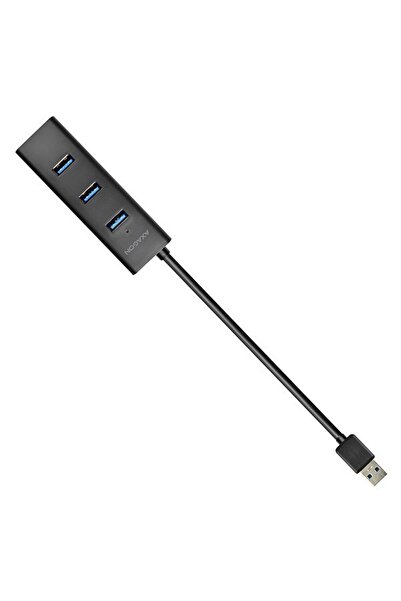 Axagon HUE-S2B Hub USB 3.2 Gen 1 cu 4 porturi și funcție de încărcare, cablu ...