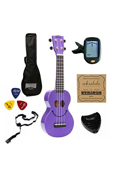 NO BRAND Ukulele Soprano Mov Mahalo Kit SMILE