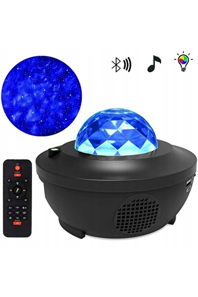 NO BRAND Proiector de cer înstelat, lampă de veghe LED, difuzor Bluetooth + t...