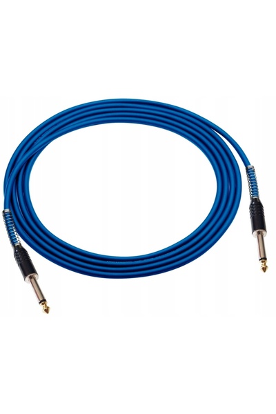 NO BRAND Cablu de semnal instrumental JACK 6,3mm 5 m Albastru Poland Red's Music