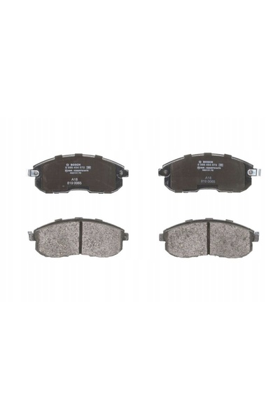 Bosch Plăcuțe de frână + plăcuțe de disc față Nissan JUKE I 1 F15
