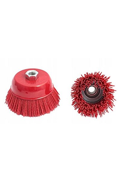 NO BRAND Perie de șlefuit pentru polizor unghiular, nailon, M 14, 115 mm, pen...