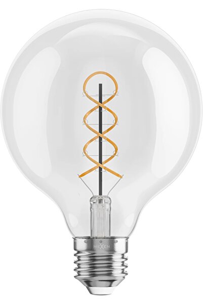 Mexen 3x bec LED E27 cu filament Edison, lumină caldă, 6W=40W, spirală Vintis
