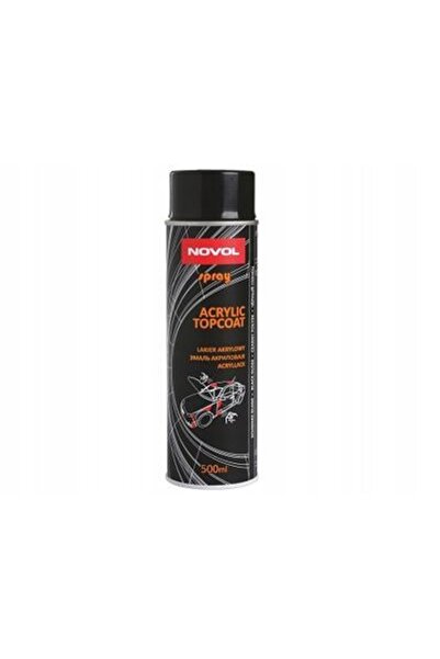 novol 2x Vopsea acrilică negru lucios 500ml