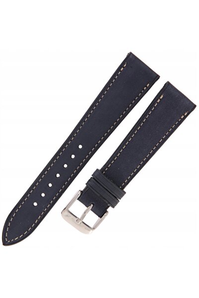 NO BRAND LAVVU Nubuck LSACL20 - 20mm - ALBASTRU MARIN - Curea de ceas din piele