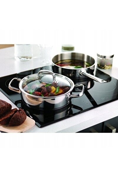 NO BRAND KORKMAZ PERLA VAS DE GĂTIT CU CAPAC 20 CM 3.0 L