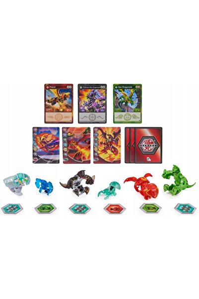 Spin Master Toys Far East BAKUGAN EVOLUTIONS BATTLE STRIKE PACK 6 FIGURINE ne...