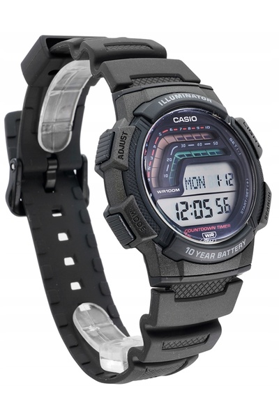 Casio Ceas WS-1800-1AVEF pentru piscină, cu funcție de cronometrare/urmărire.