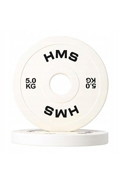 HMS Disc circular de greutate 10kg (2x5kg) Olympic pentru bară de haltere