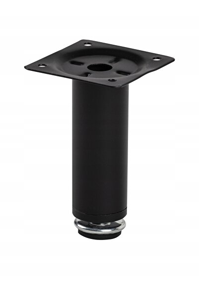NO BRAND 8 x PICIOR DE MOBILIER METALIC REGLABIL NEGRU H 100 mm + ȘURUBURI