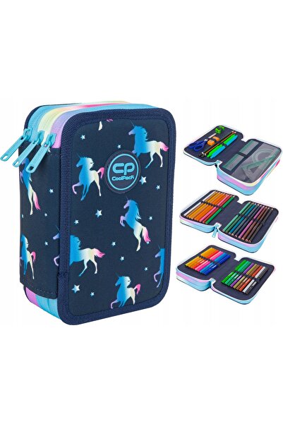 NO BRAND Ghiozdan școlar pentru clasa 1-3, CoolPack, set cu unicorn, pentru fete