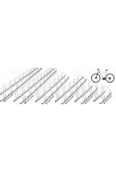 NO BRAND Suport de parcare pentru 12 biciclete