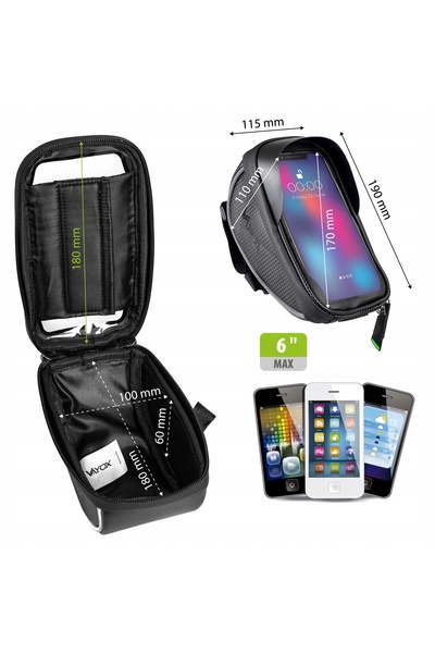 NO BRAND Suport telefon bicicletă, husă impermeabilă de 7'' pentru ghidon VAYOX