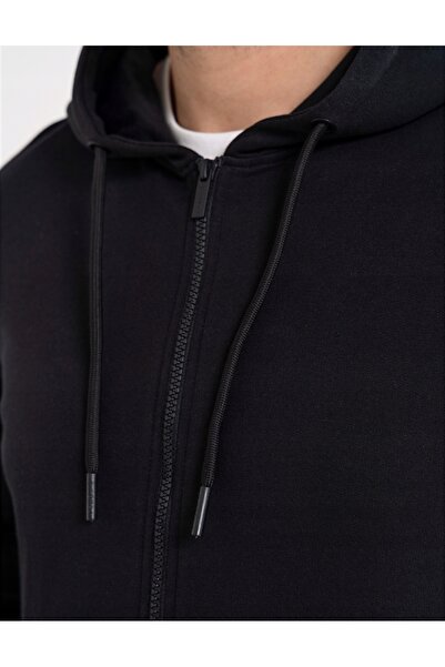 NO BRAND Hanorac bărbați Moraj OBM4400-001 negru 3XL