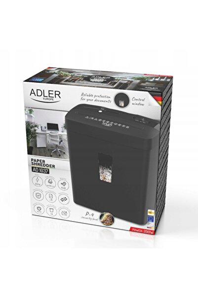 adler Tocător de documente automat de înaltă eficiență, de 13L, pentru birou,...