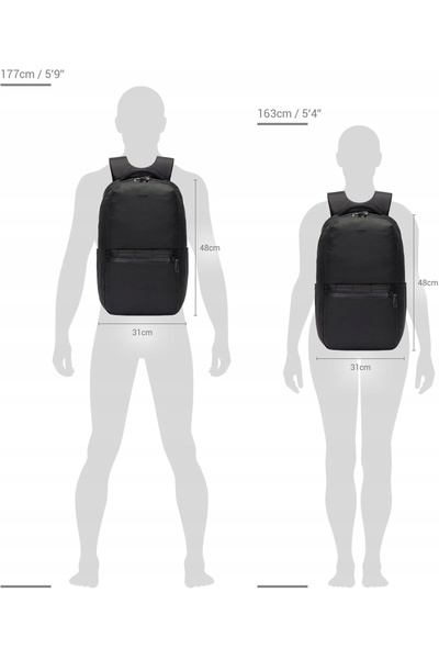 NO BRAND Pacsafe Metrosafe X Anti-Theft 25 Rucsac Urban - Gri Ardezie