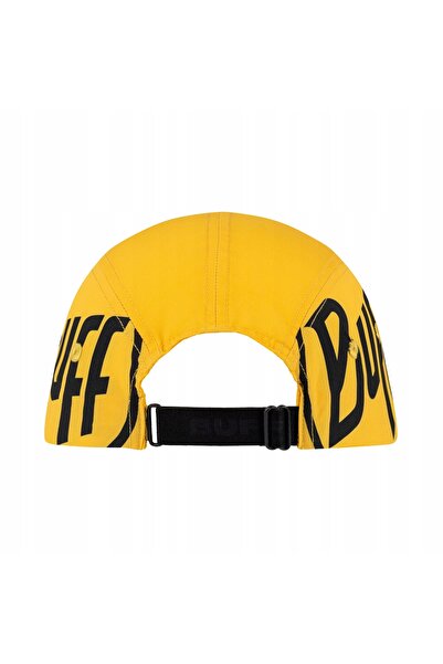 Buff Șapcă sport de baseball cu 5 panouri - logo galben S/M