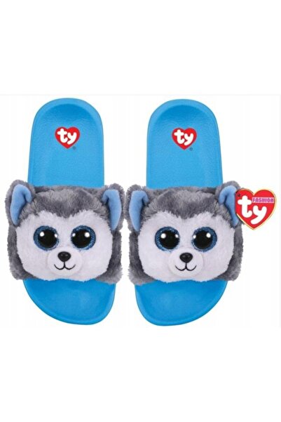 NO BRAND Papuci de casă cu model de cățeluș Husky Slush TY - L (36-38)
