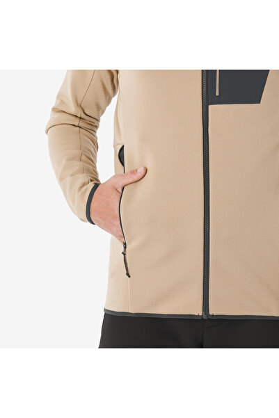 NO BRAND Fleece de drumeție Quechua MH500 Zamek pentru bărbați